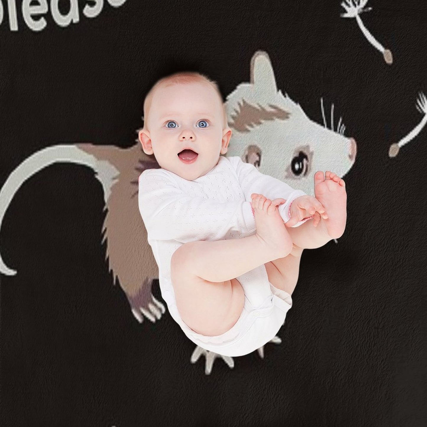 Please Be Gentle, I Am Baby All-season Throw Blanket