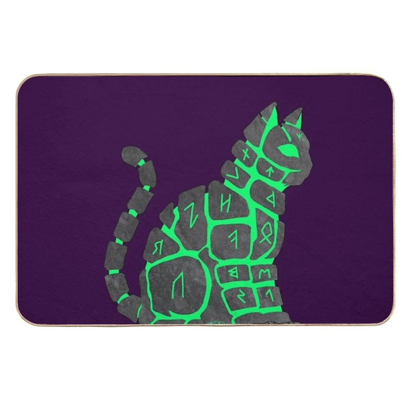 Runebound Guardian  Pet-Safe Bath Mat