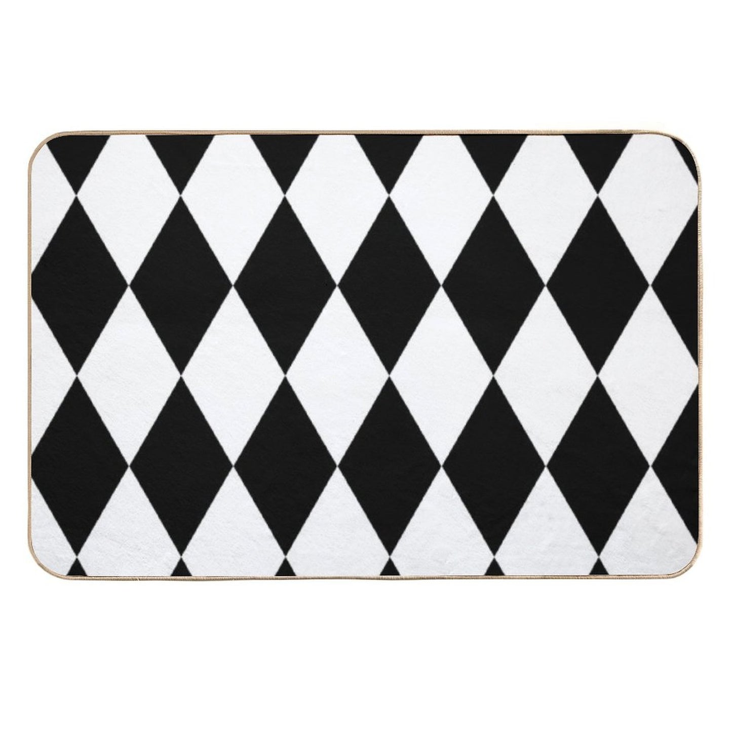Harlequin Diamonds Anti-Trip Bath Mat