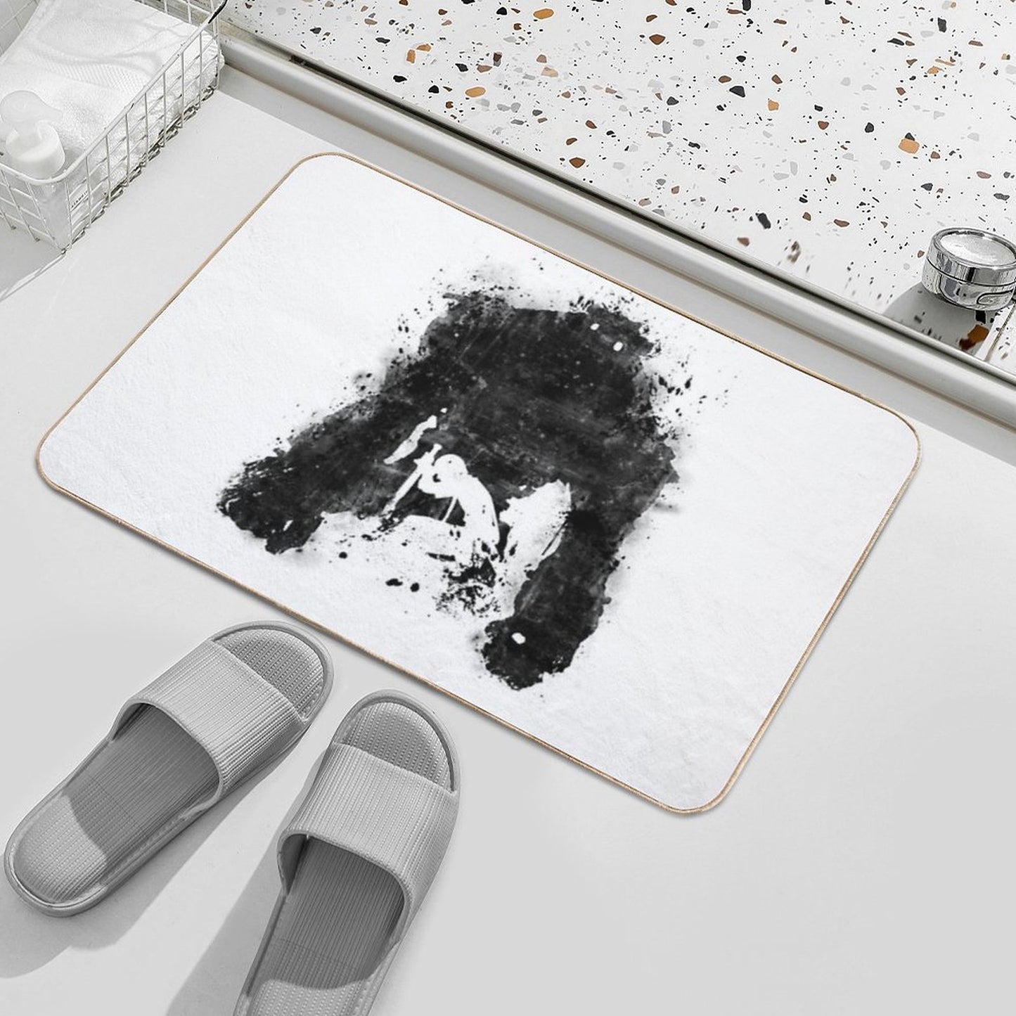 The Shadow of Giants Long-Lasting Bath Mat