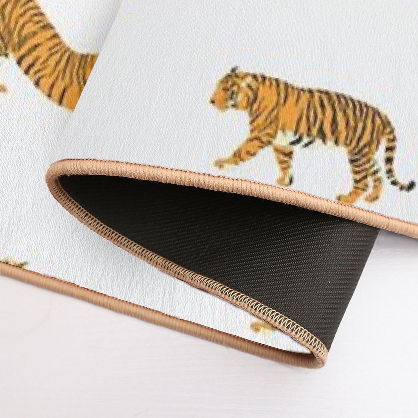 Tiger Pattern Rapid-Drying Bath Mat