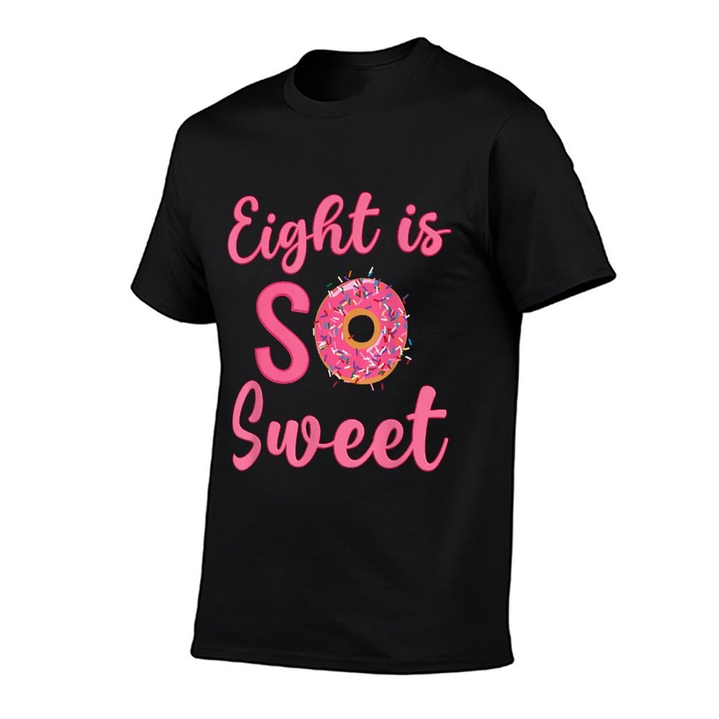 8th Donut Birthday Party Eight Year Old Sweet Girl Vintage-inspired T-Shirt