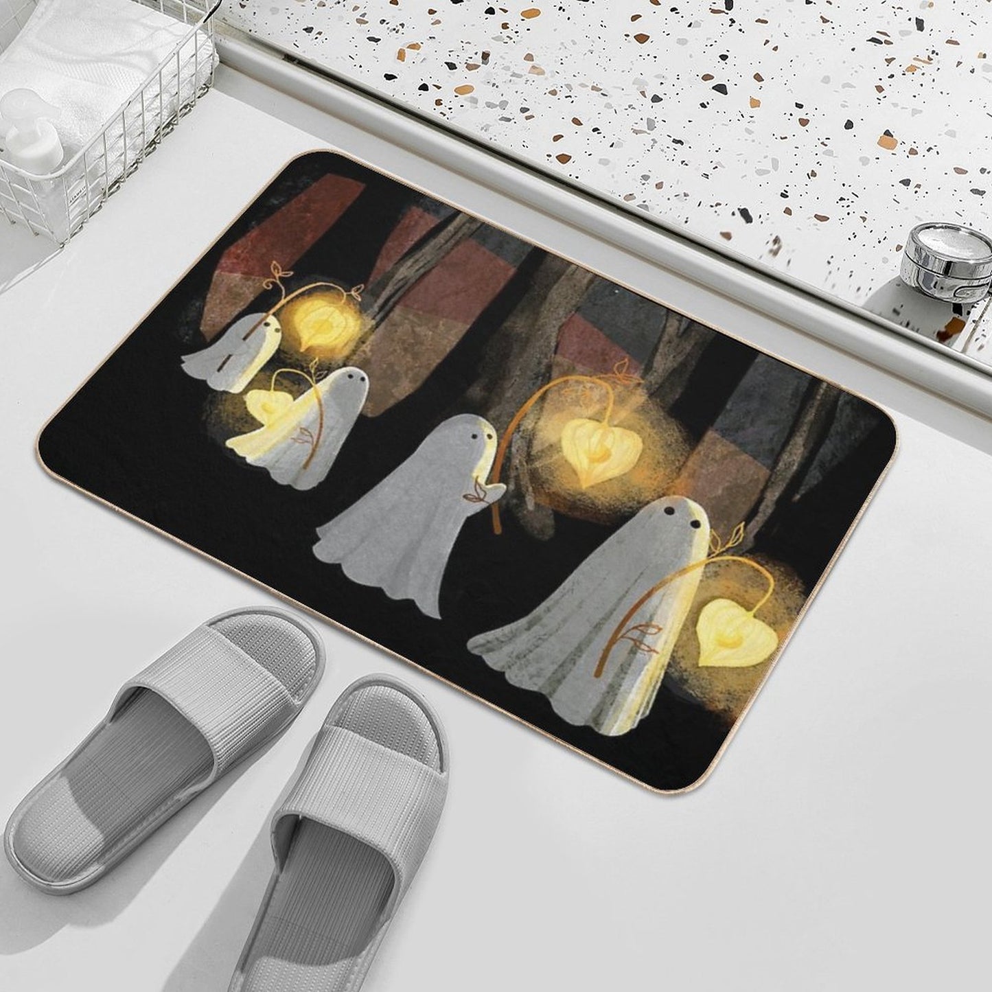 Ghost Parade Stain-Proof Bath Mat