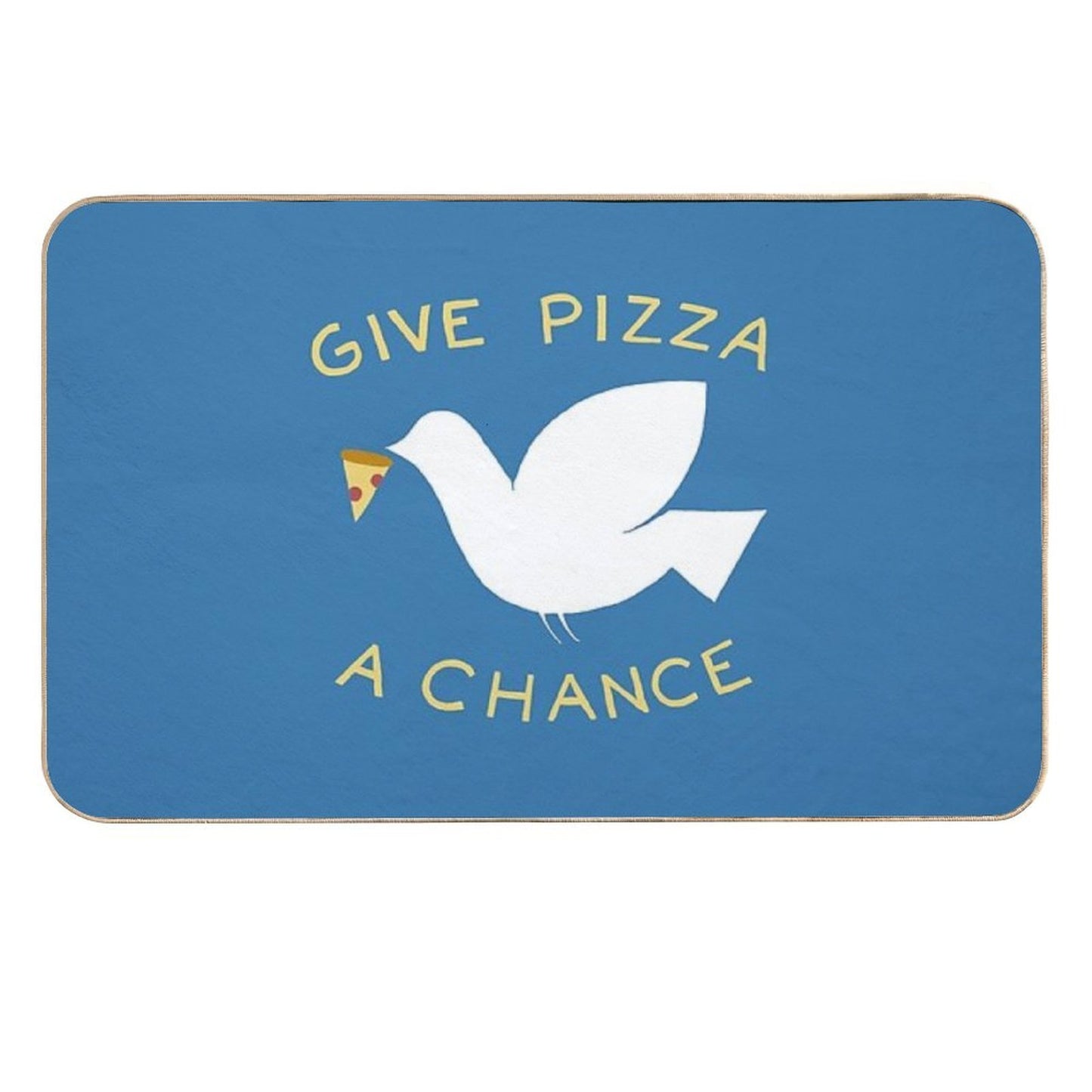 War & Pizza High-Traffic Bath Mat
