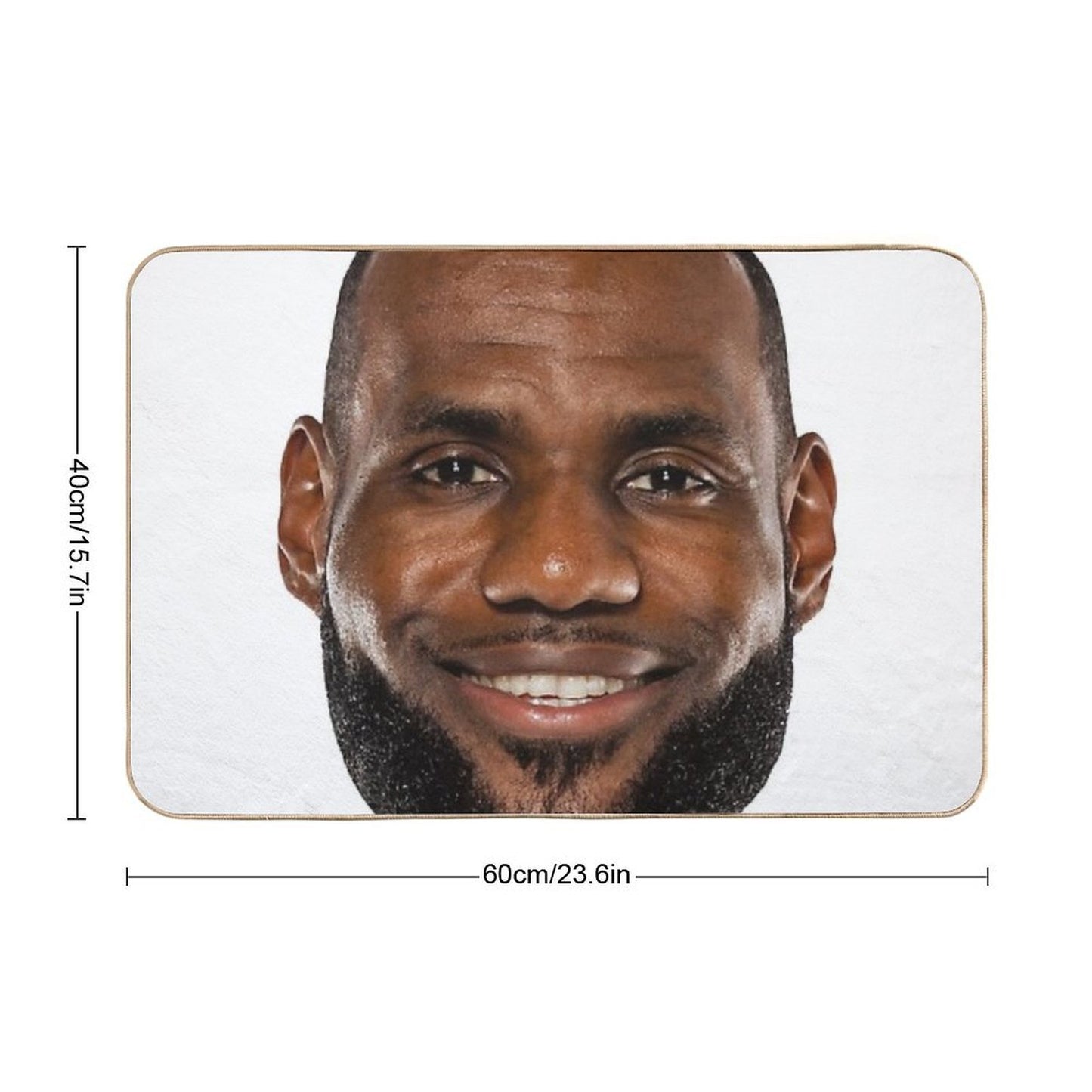 King James Lebron Odorless Bath Mat