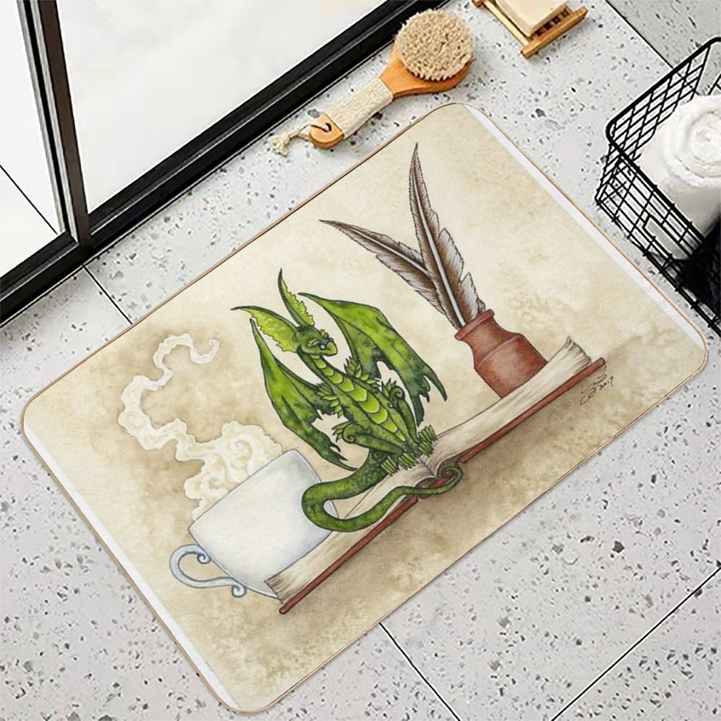 The Scholar Pet-Safe Bath Mat