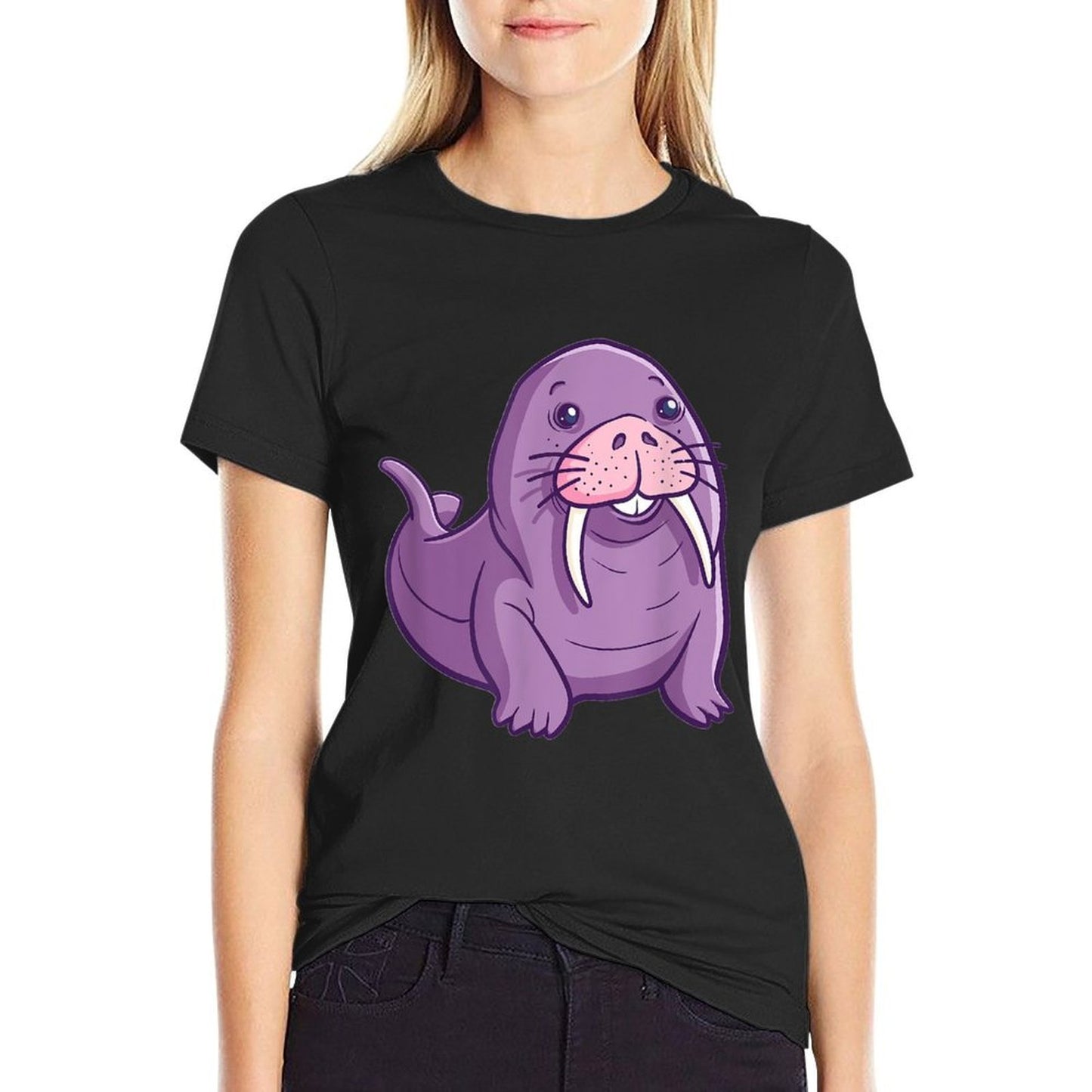 Walrus Sea Animal Graphic Lightweight T-Shirt