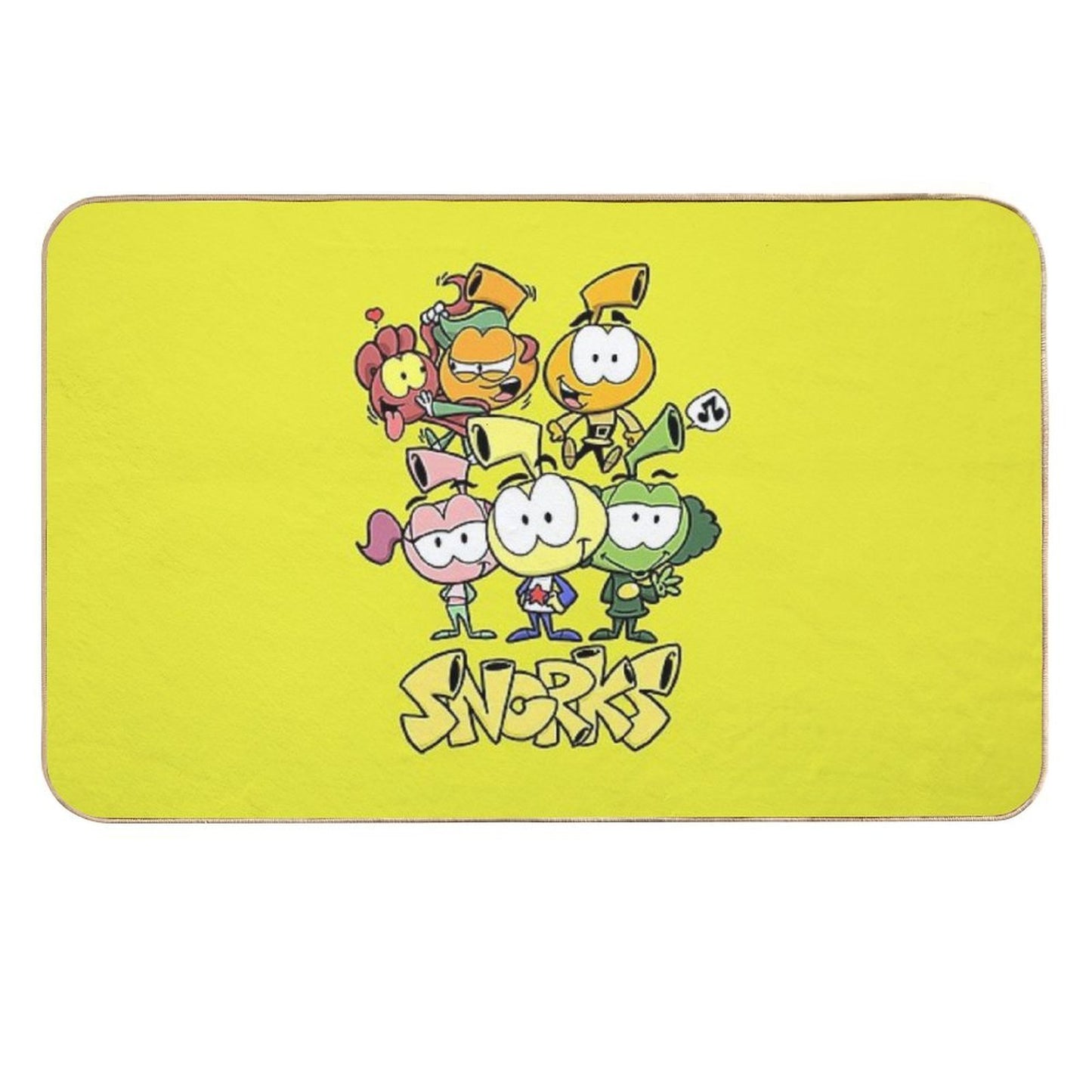 The Snorks Family Fade-Resistant Bath Mat