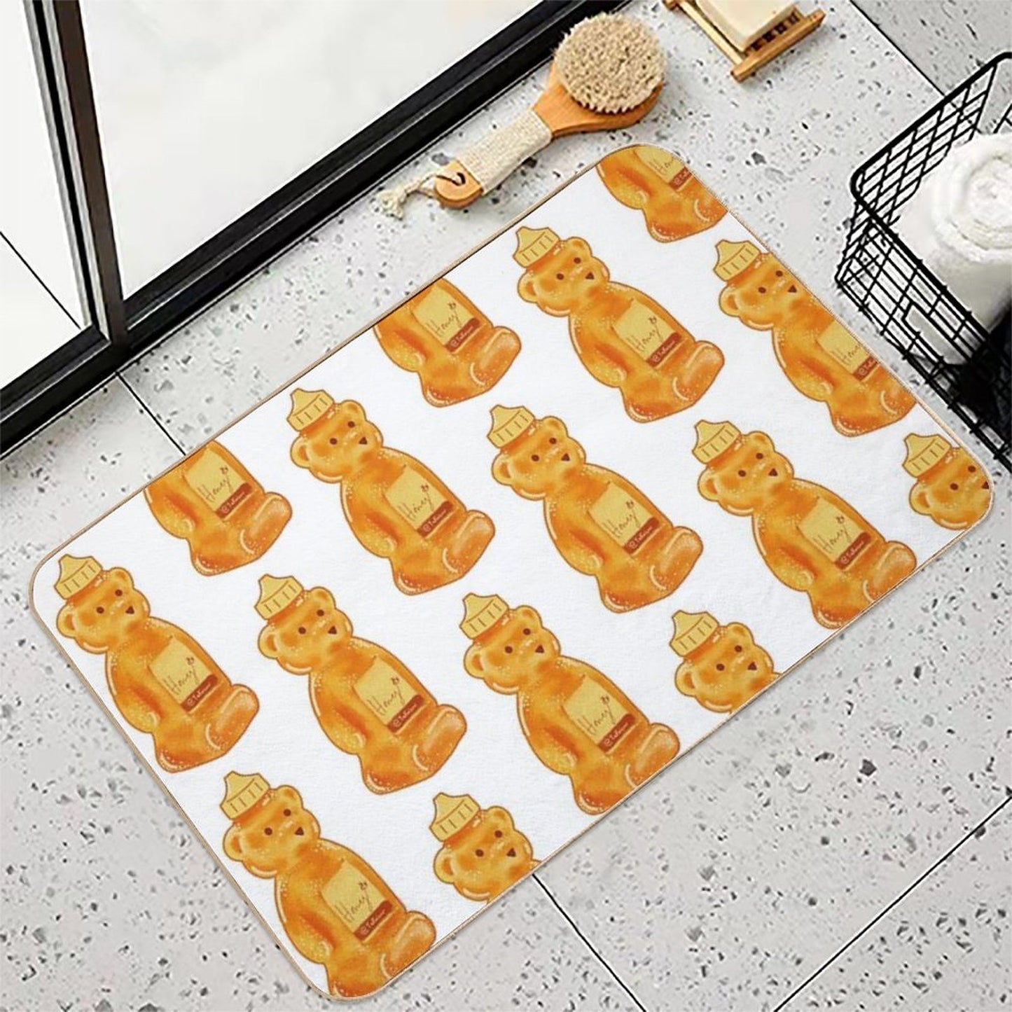 Honey Bear Odorless Bath Mat