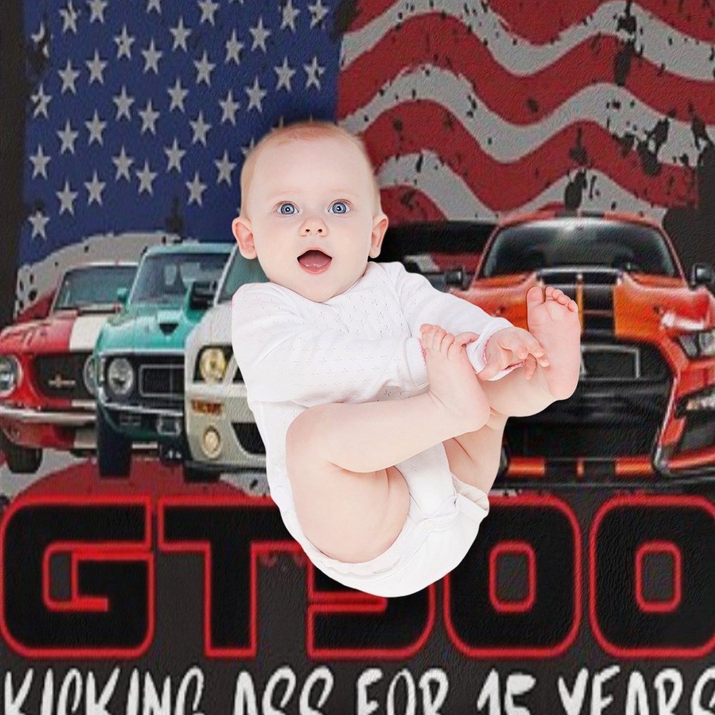 GT500 15 Years Premium Throw Blanket