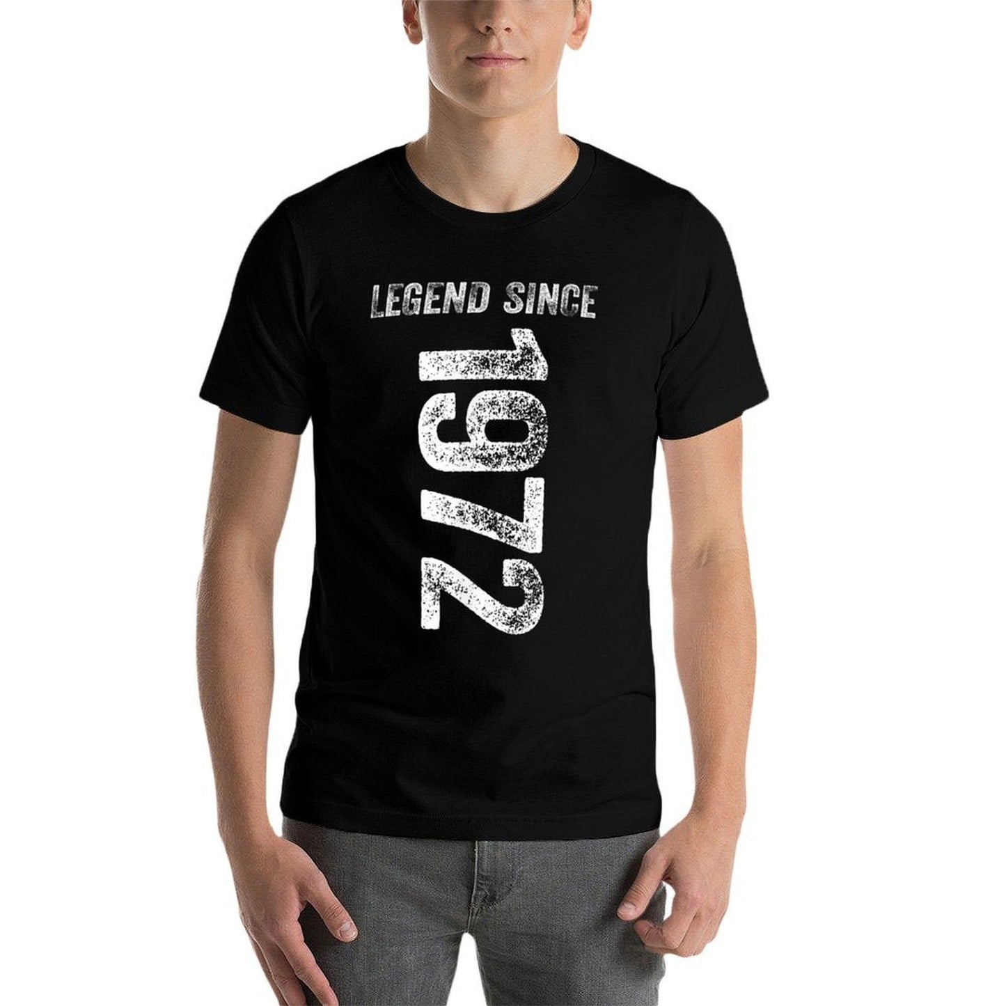 50th Birthday Born In 1972 50 Years Legend Since 1972 Tagless Design T-Shirt