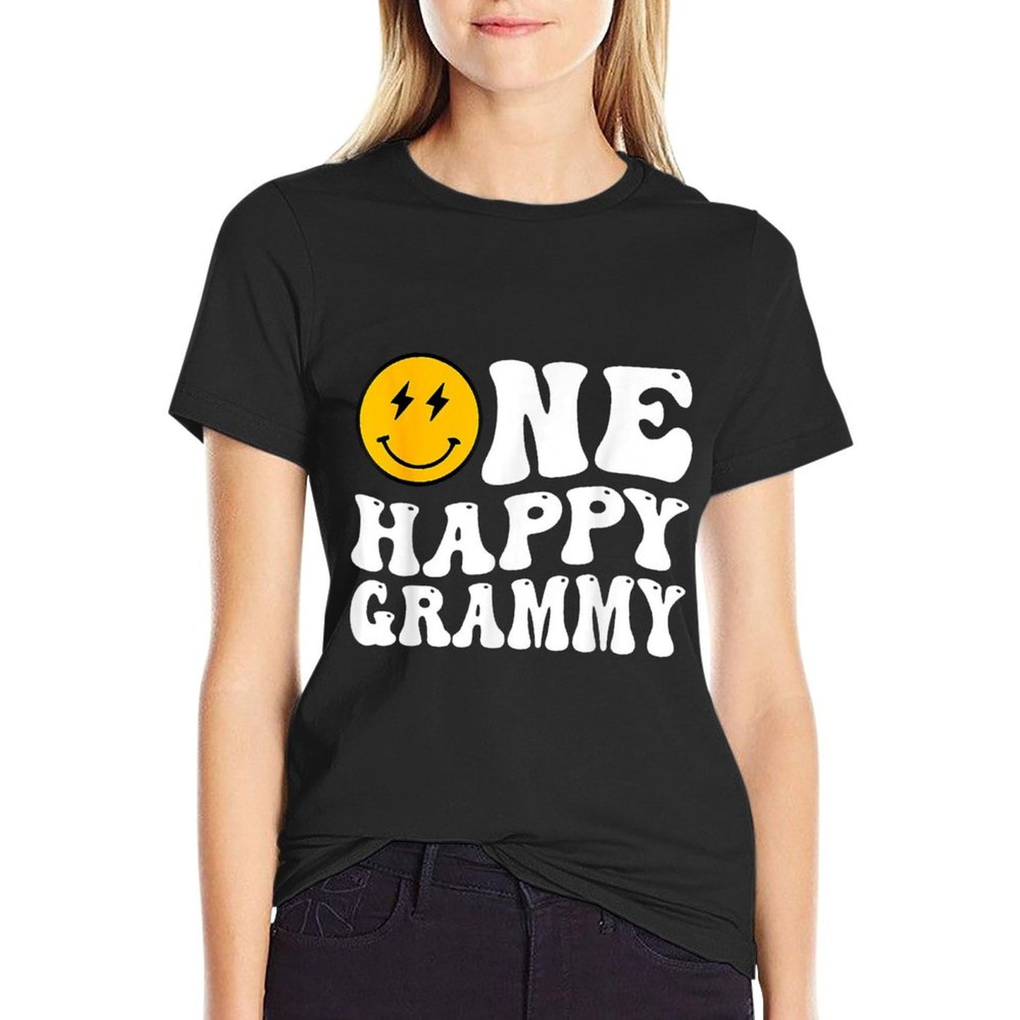 Groovy One Happy Dude Grammy 1st Birthday Family Matching Quick-drying T-Shirt