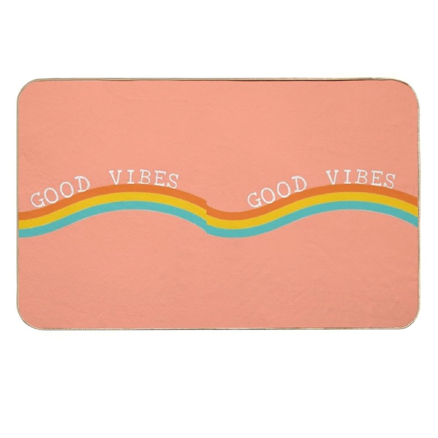Good Vibes Durable Bath Mat