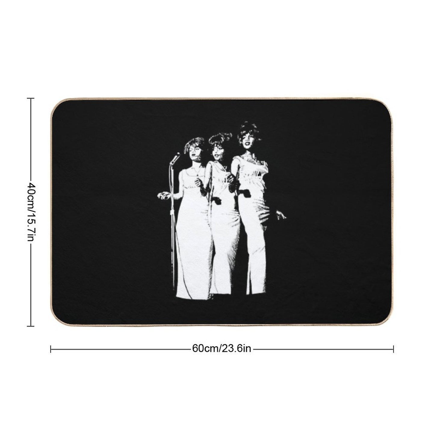 The Supremes Easy To Clean Bath Mat