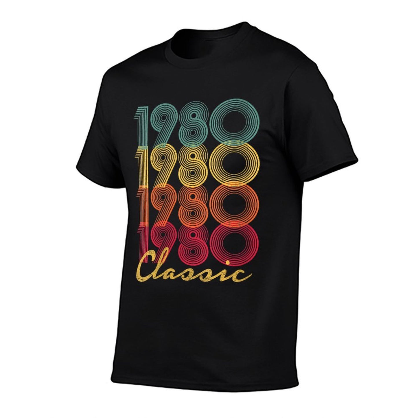 Womens 1980 40th Birthday Gift Vintage Retro Men Women 40 Years Old Tagless Design T-Shirt