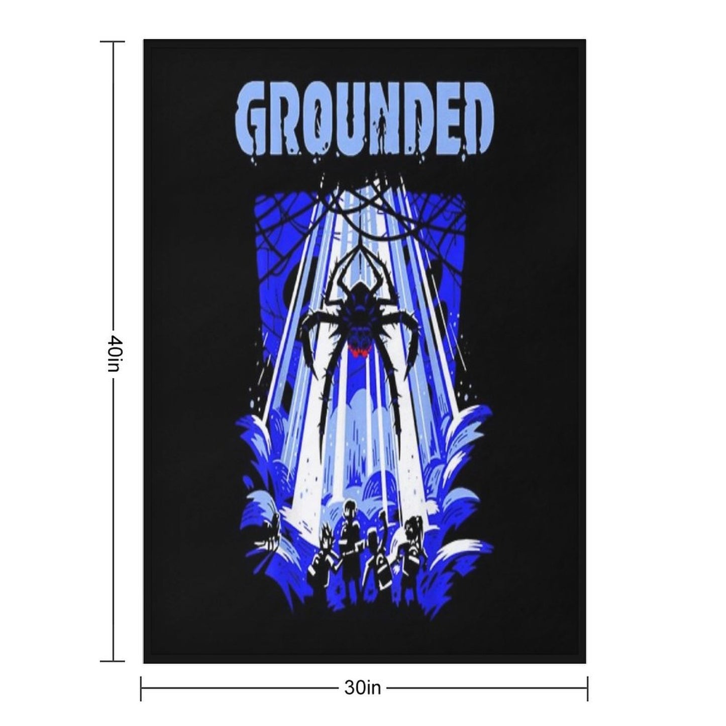 Grounded Video Game Grounded Video Game Grounded Video Game Gift-ready Throw Blanket