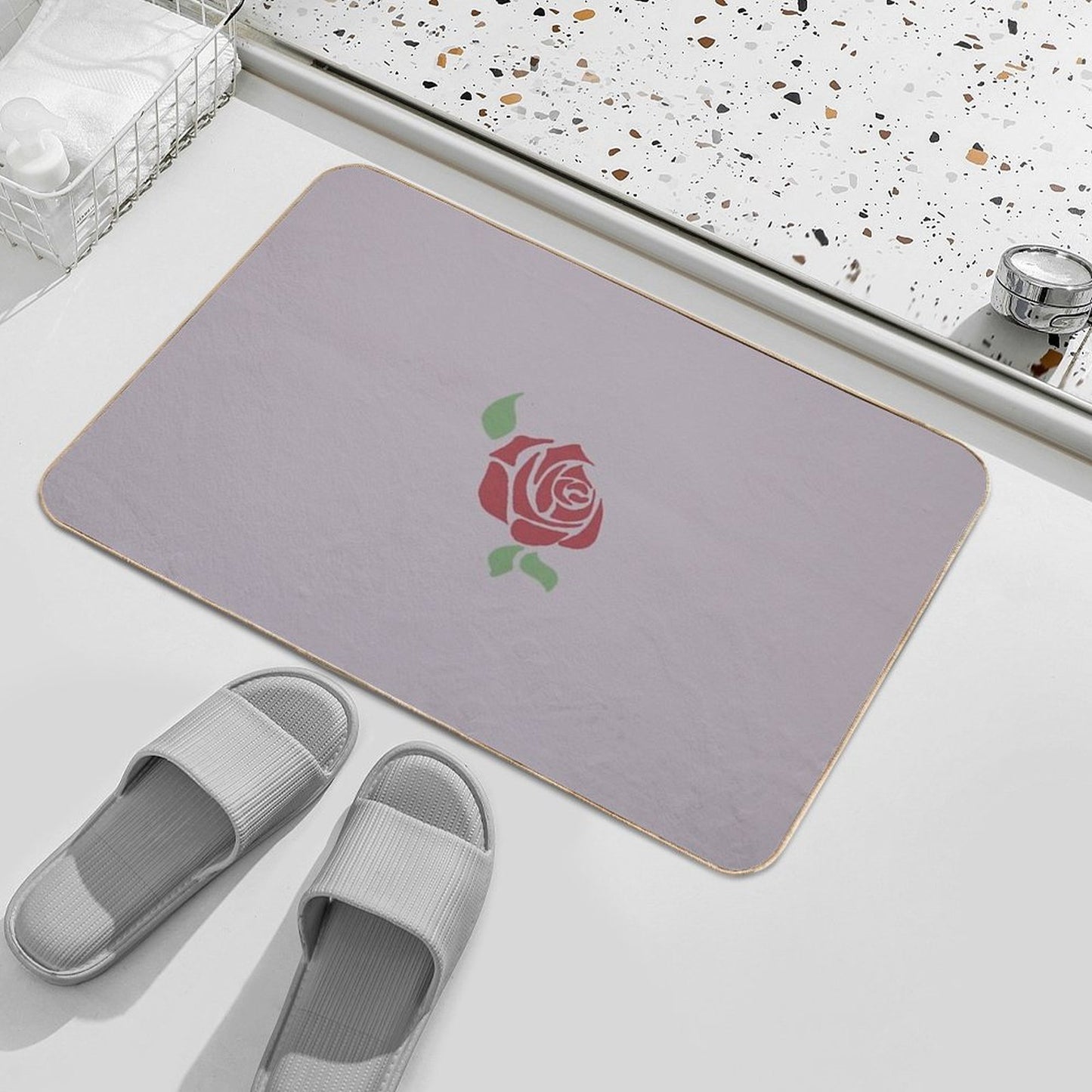 Rose Versatile Bath Mat