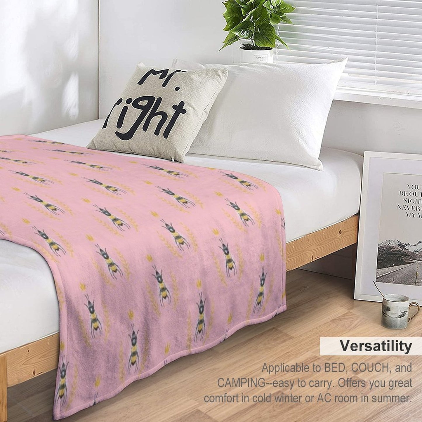Queen Bee Premium Throw Blanket