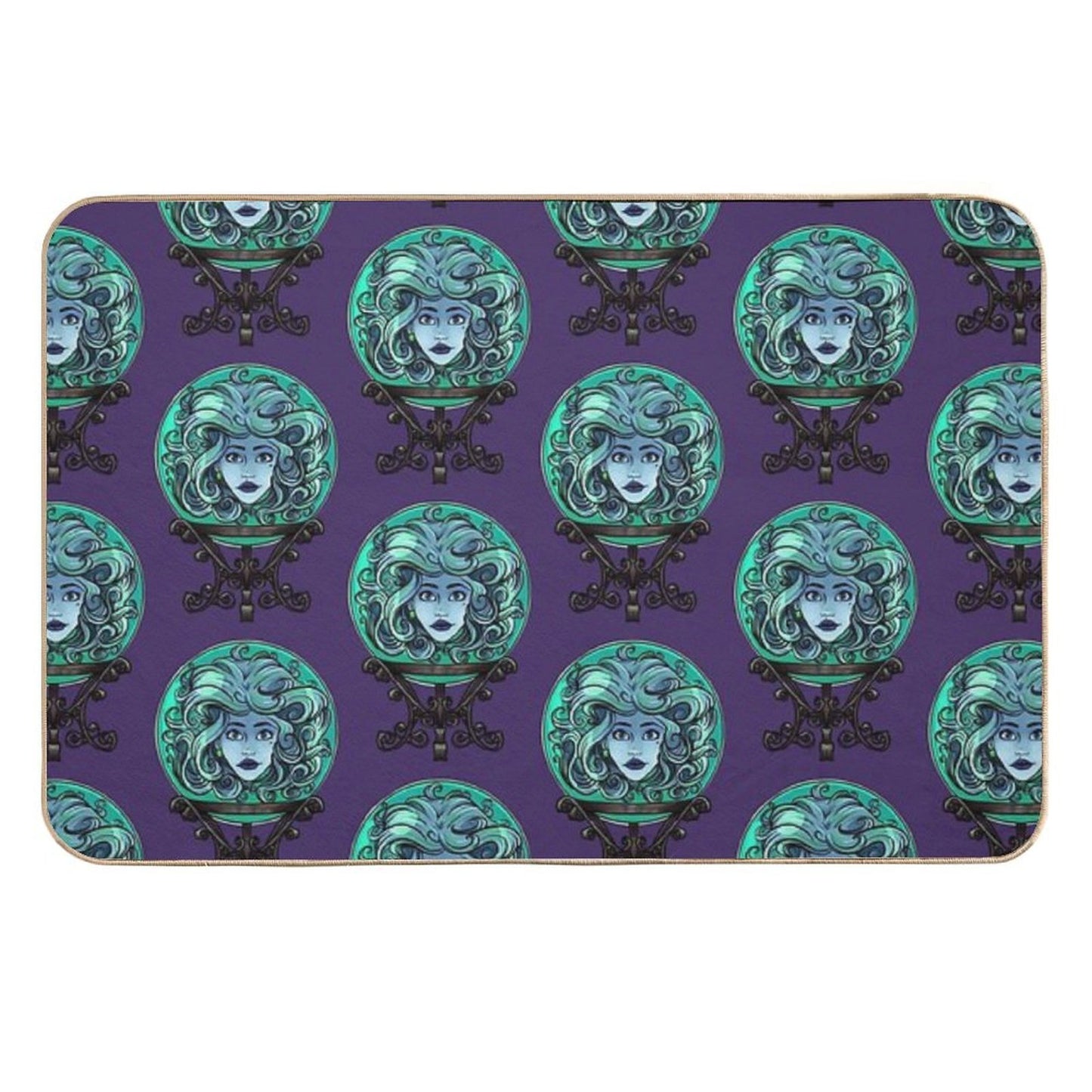 Madame Leota, No Background Slip-Resistant Bath Mat