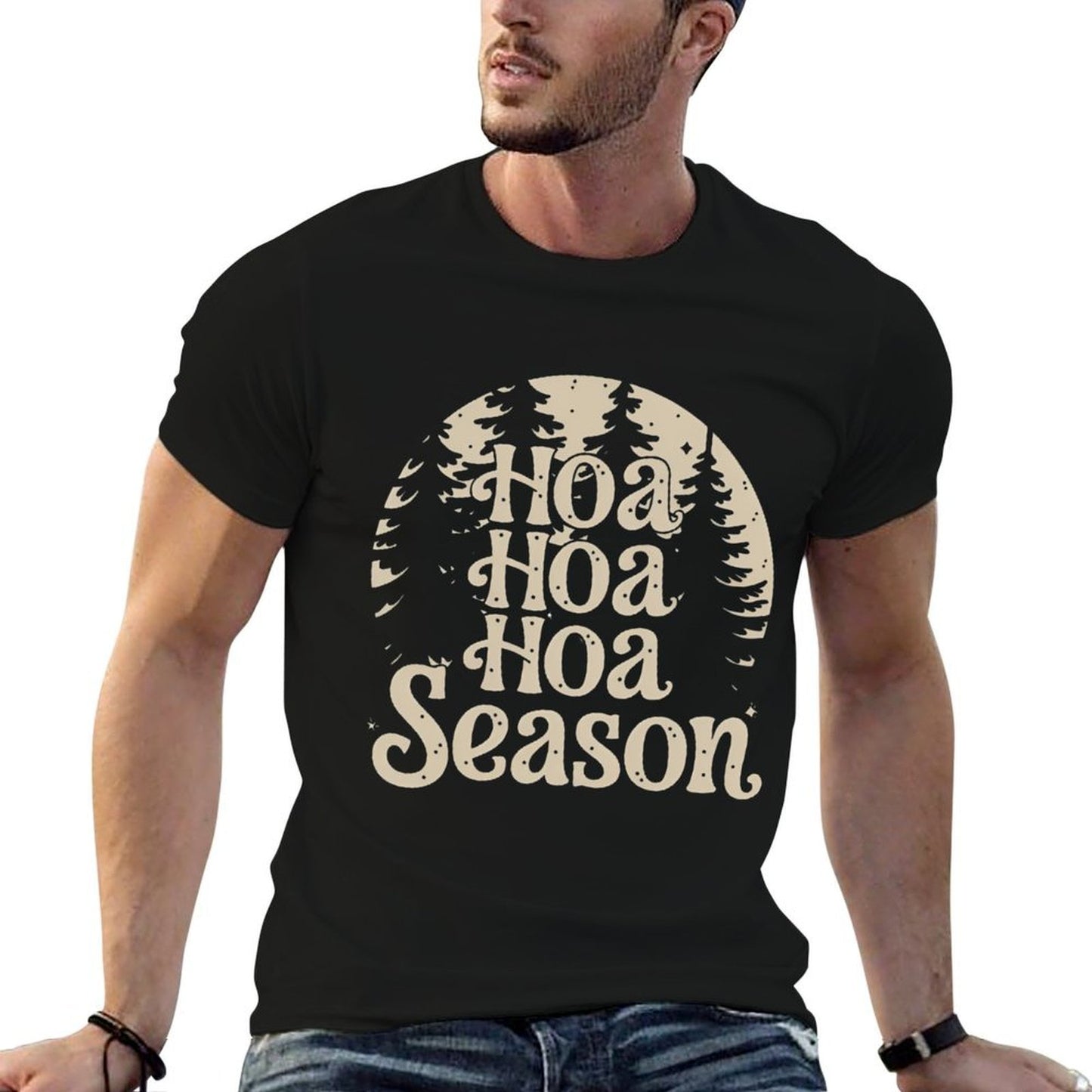 Twilight Lover Pine Forest Hoa Hoa Hoa Hoa Hoa Cozy Season Quick-drying T-Shirt