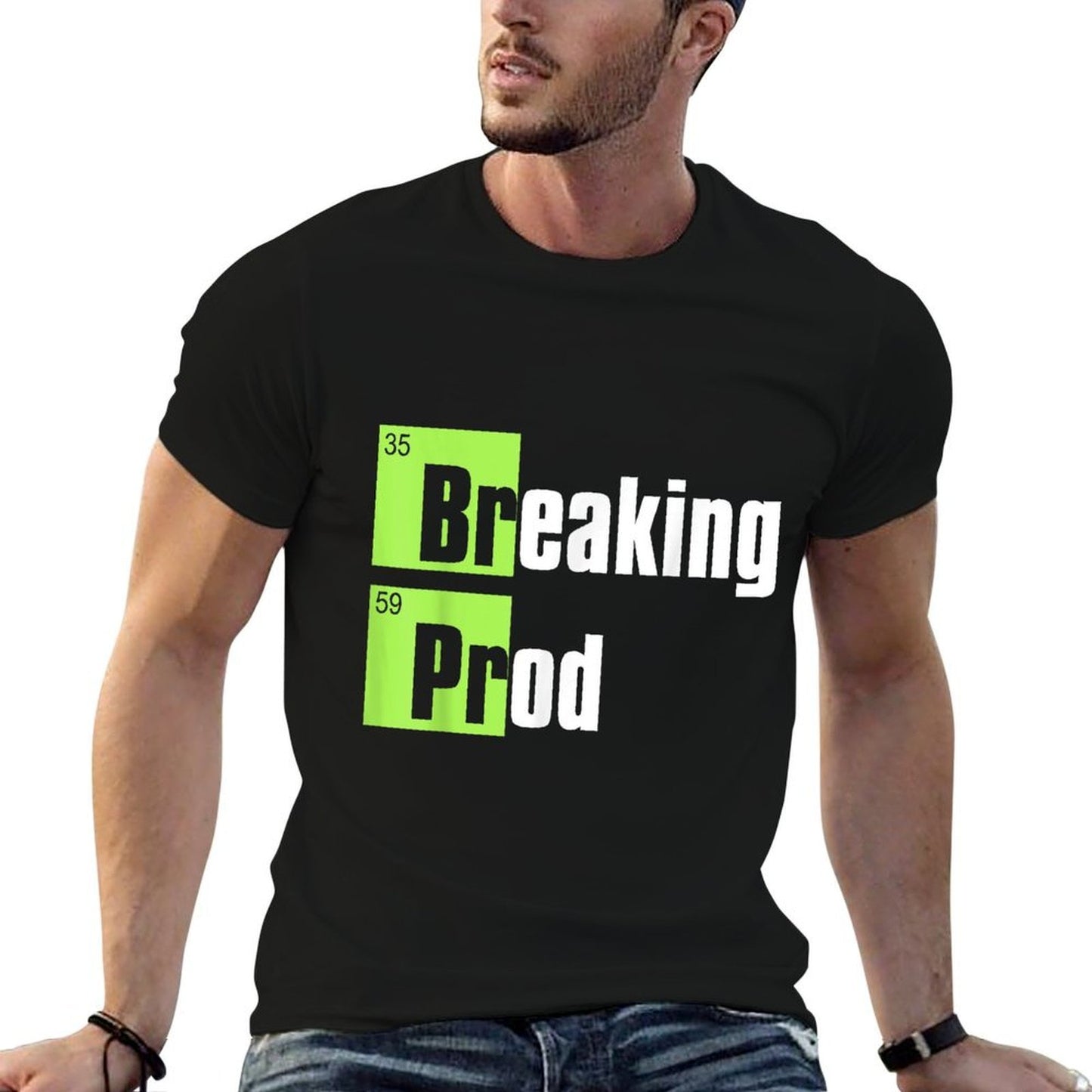 Breaking Prod Meme Funnys Polyester Blend T-Shirt
