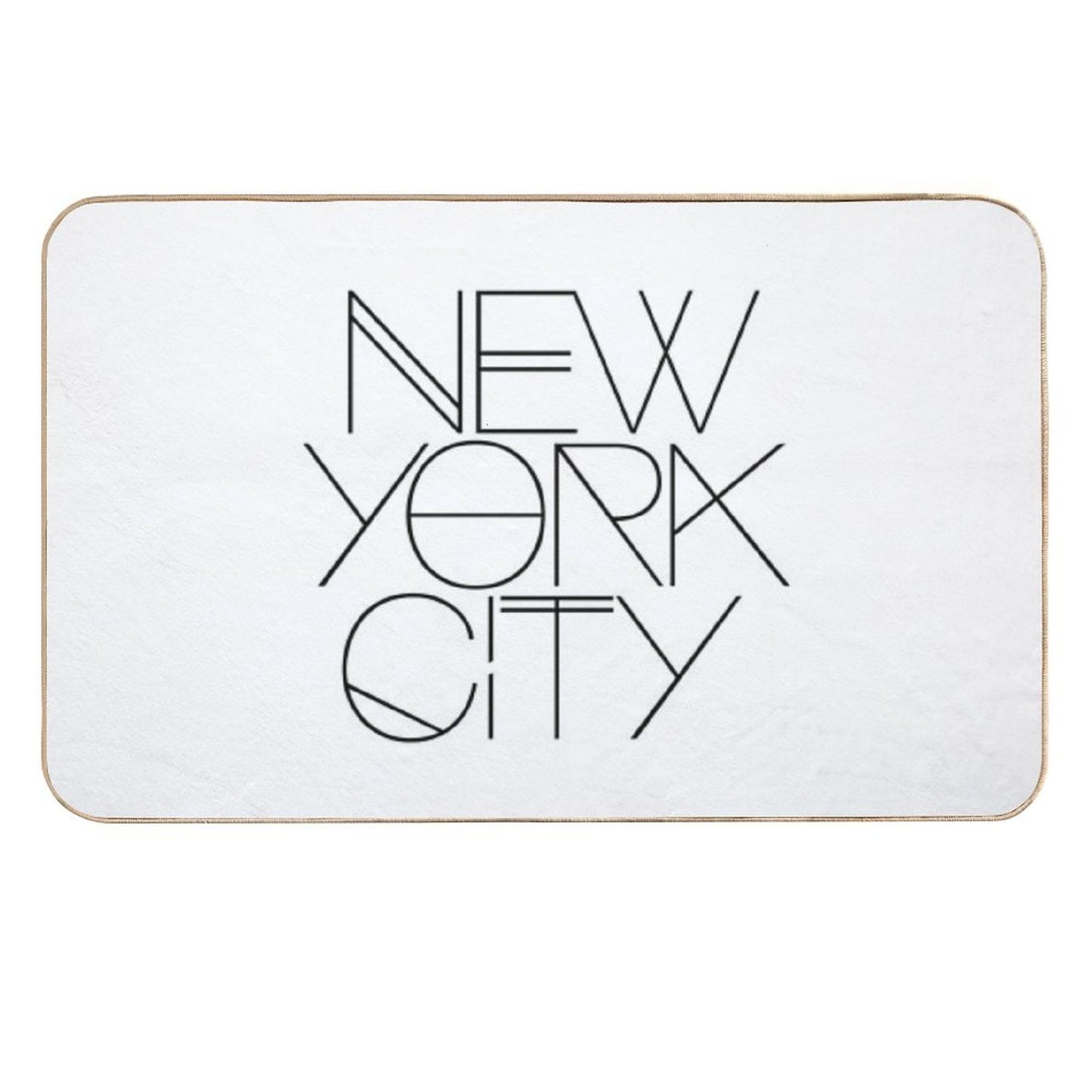 New York City. Eco-Friendly Bath Mat