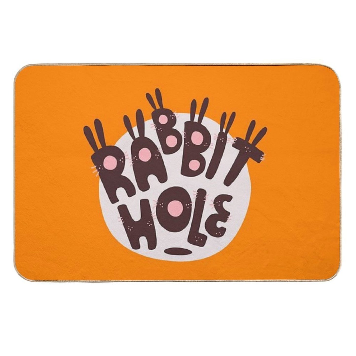 Rabbit Hole Stain-Proof Bath Mat