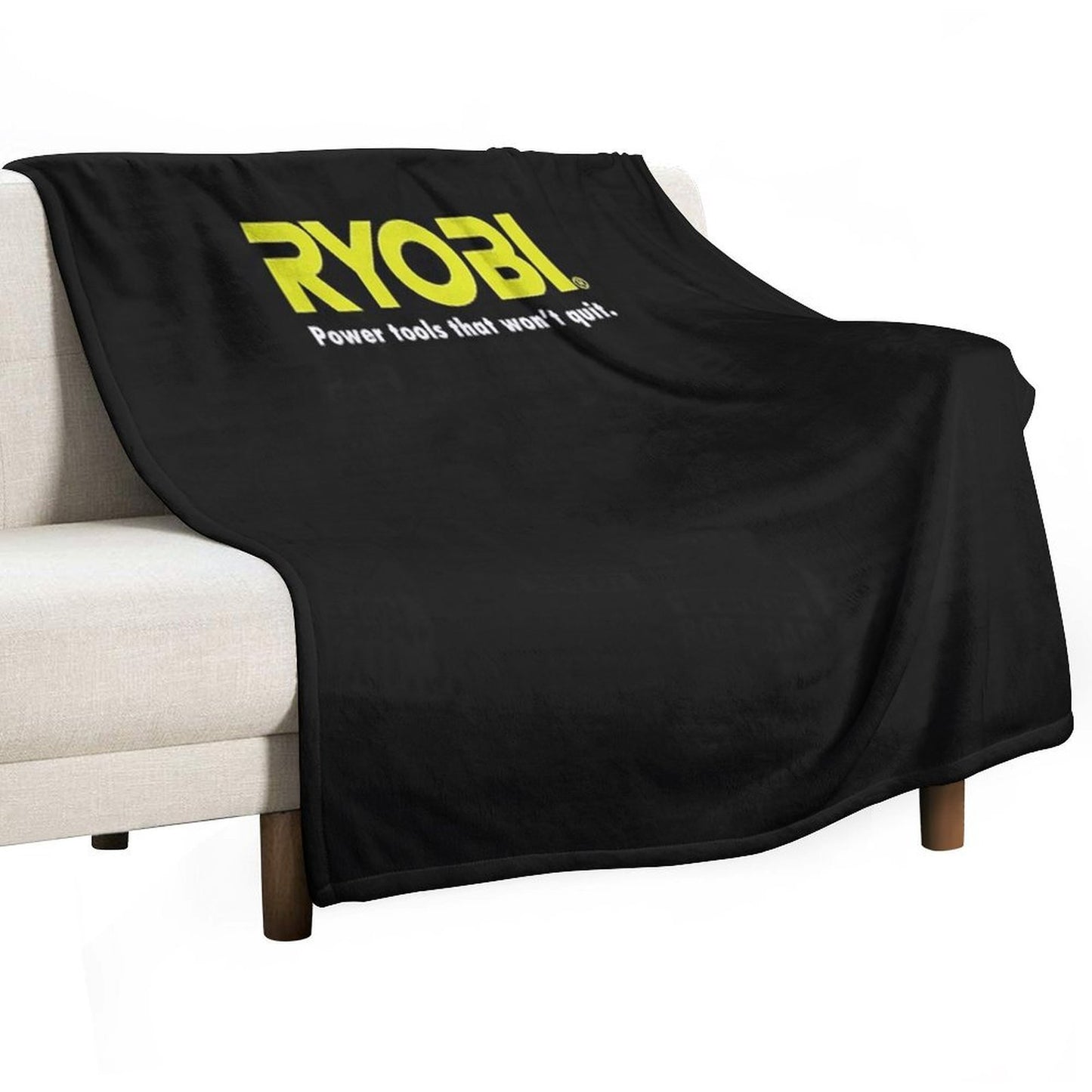 POWER TOOLS RYOBI LOGO Sustainable Throw Blanket