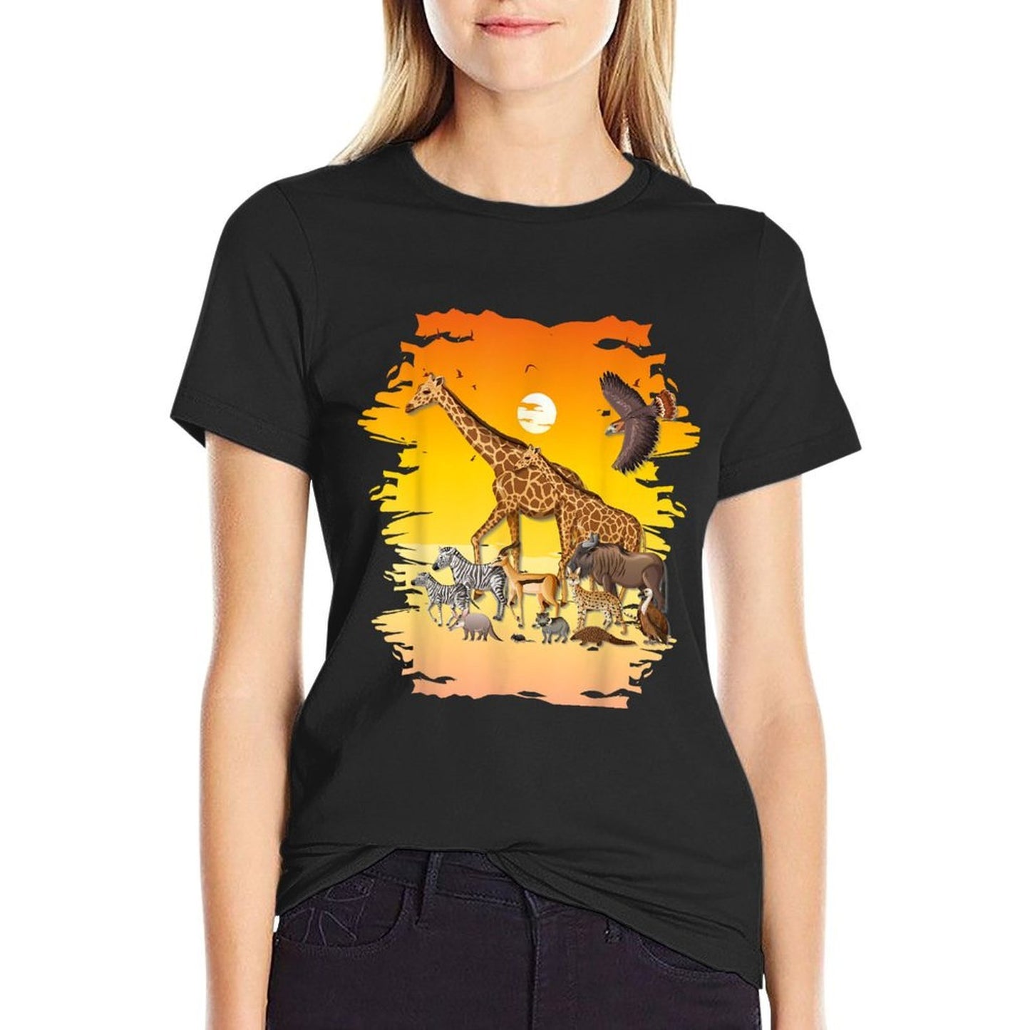 Zookeeper Africans Animal Jungle Safari Zoo Keeper Slim-fit Cut T-Shirt