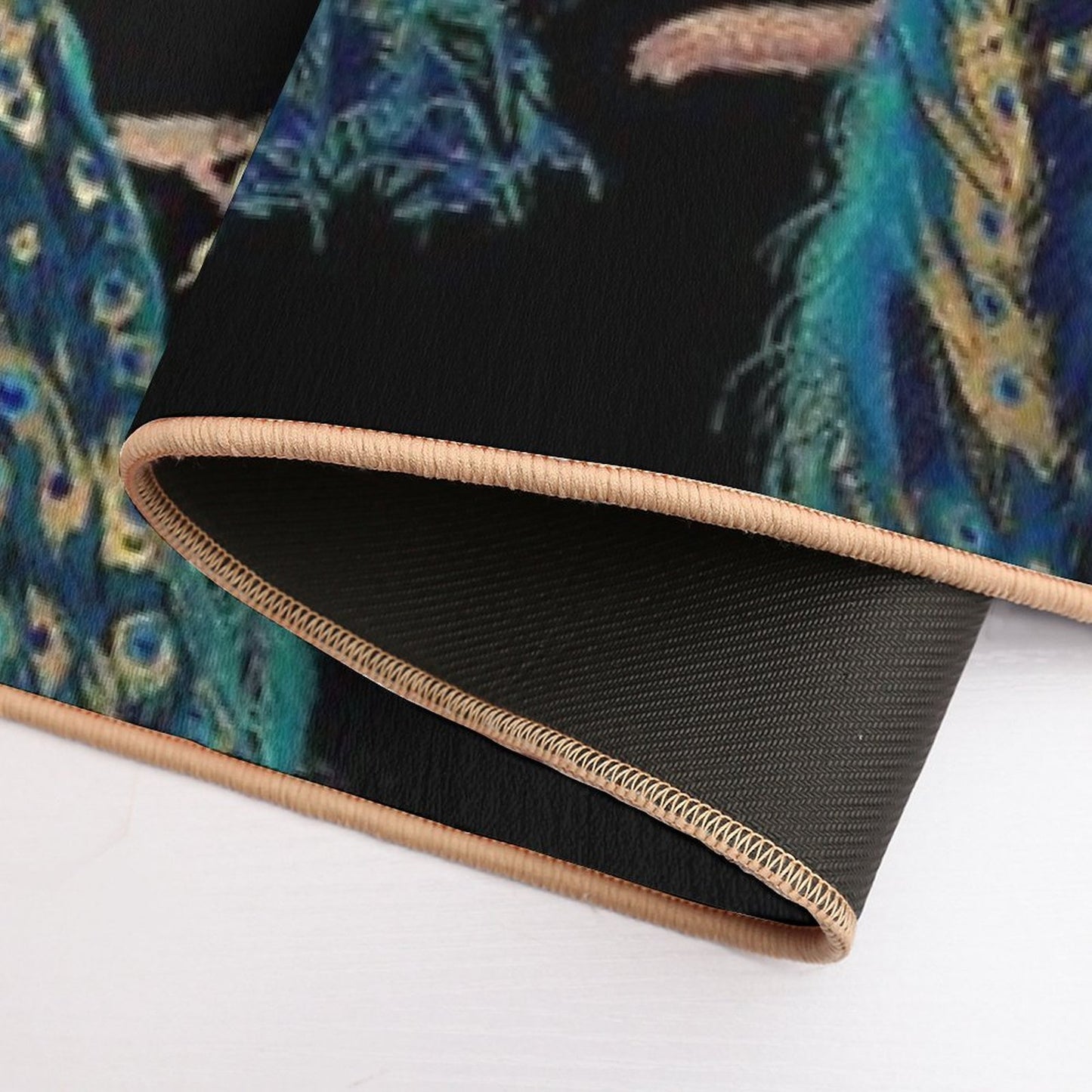 Vintage Peacock Odorless Bath Mat