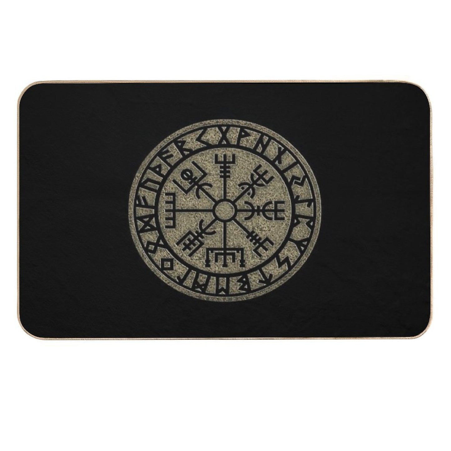 Vegvisir, Viking Compass, Norse, Symbol, Protection, Nordic, Vikings Multi-Purpose Bath Mat