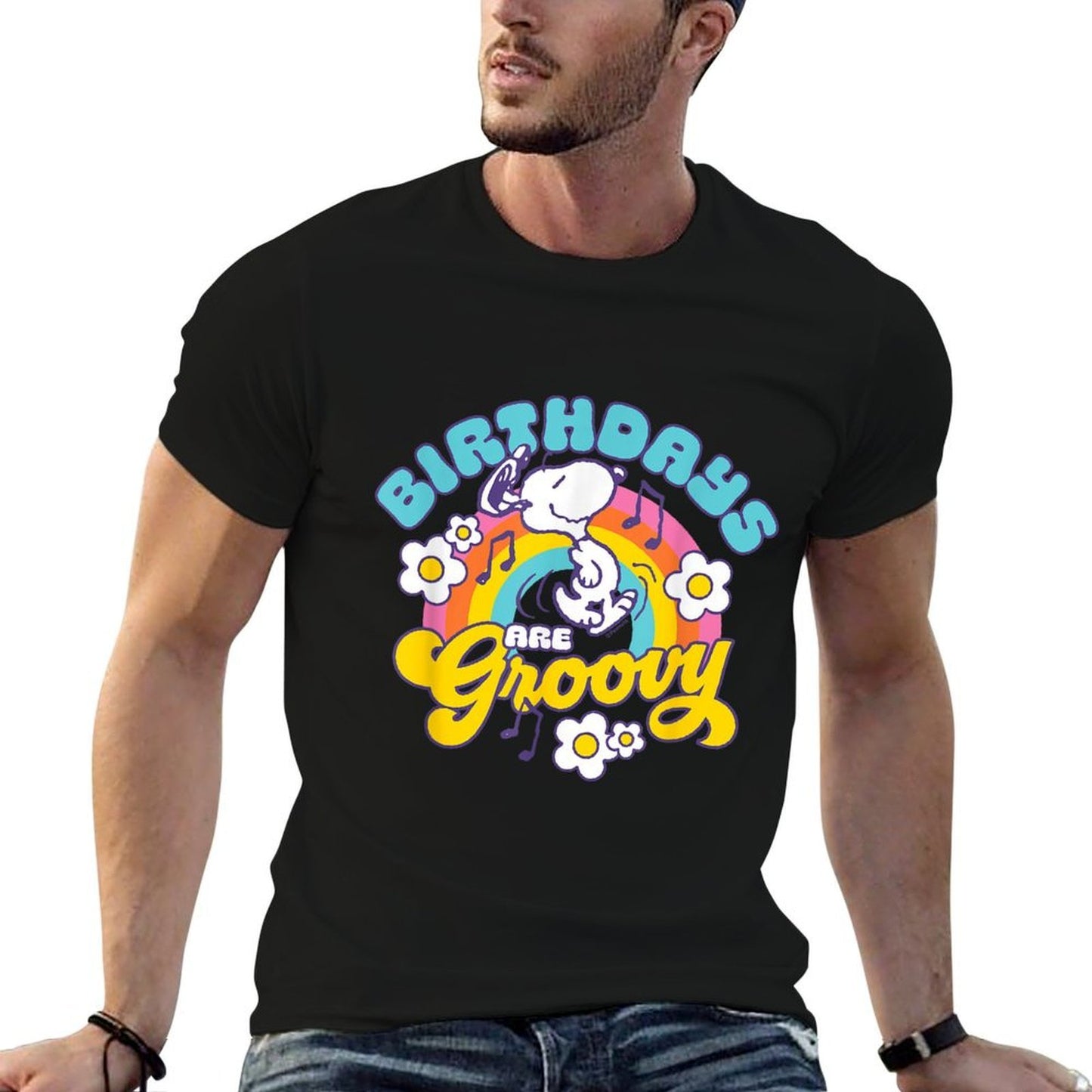 Peanuts - Birthdays Are Groovy Soft T-Shirt
