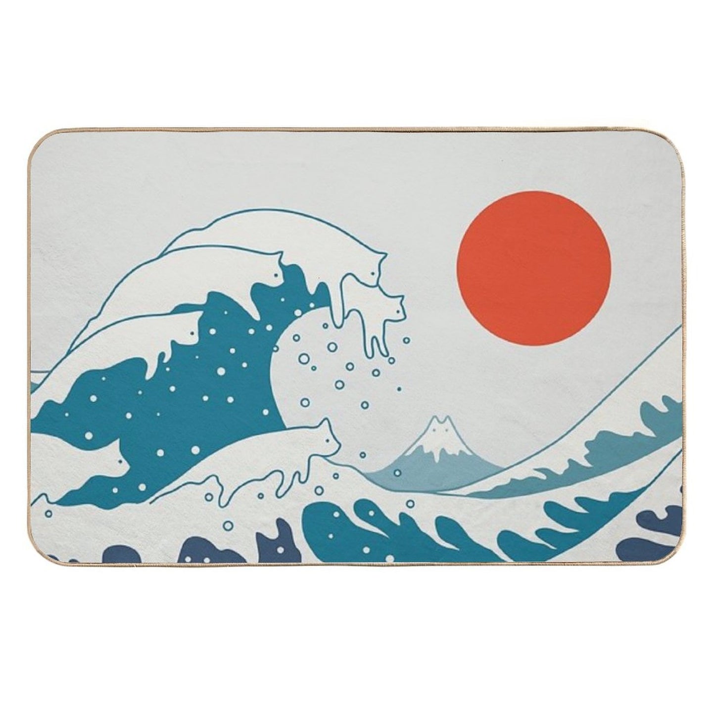 Cat Landscape 34 Versatile Bath Mat