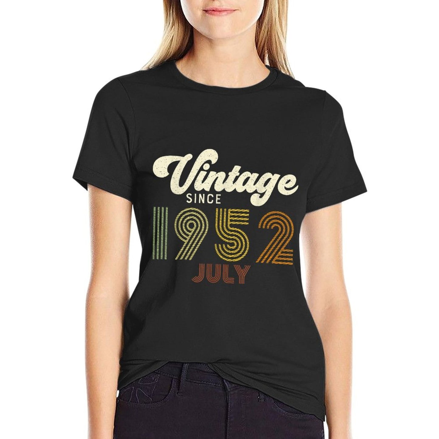 Vintage Since July 1952 Retro 70th Birthday Eco-friendly Material T-Shirt