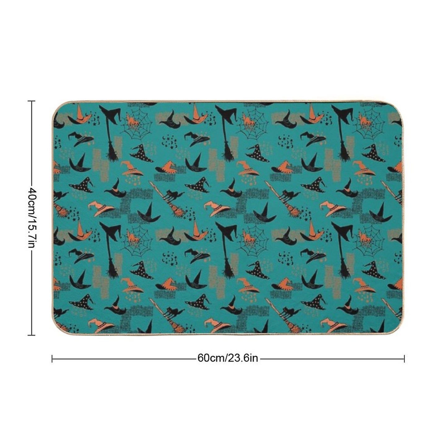 Halloween Witch Hats, Halloween Witch, Halloween Gifts for Woman, Halloween Gifts for Girls, Halloween for Girls Easy Maintenance Bath Mat