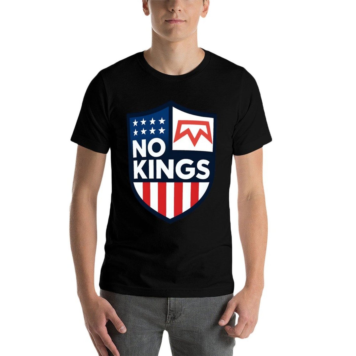 No Kings Patriotic Vintage-inspired T-Shirt