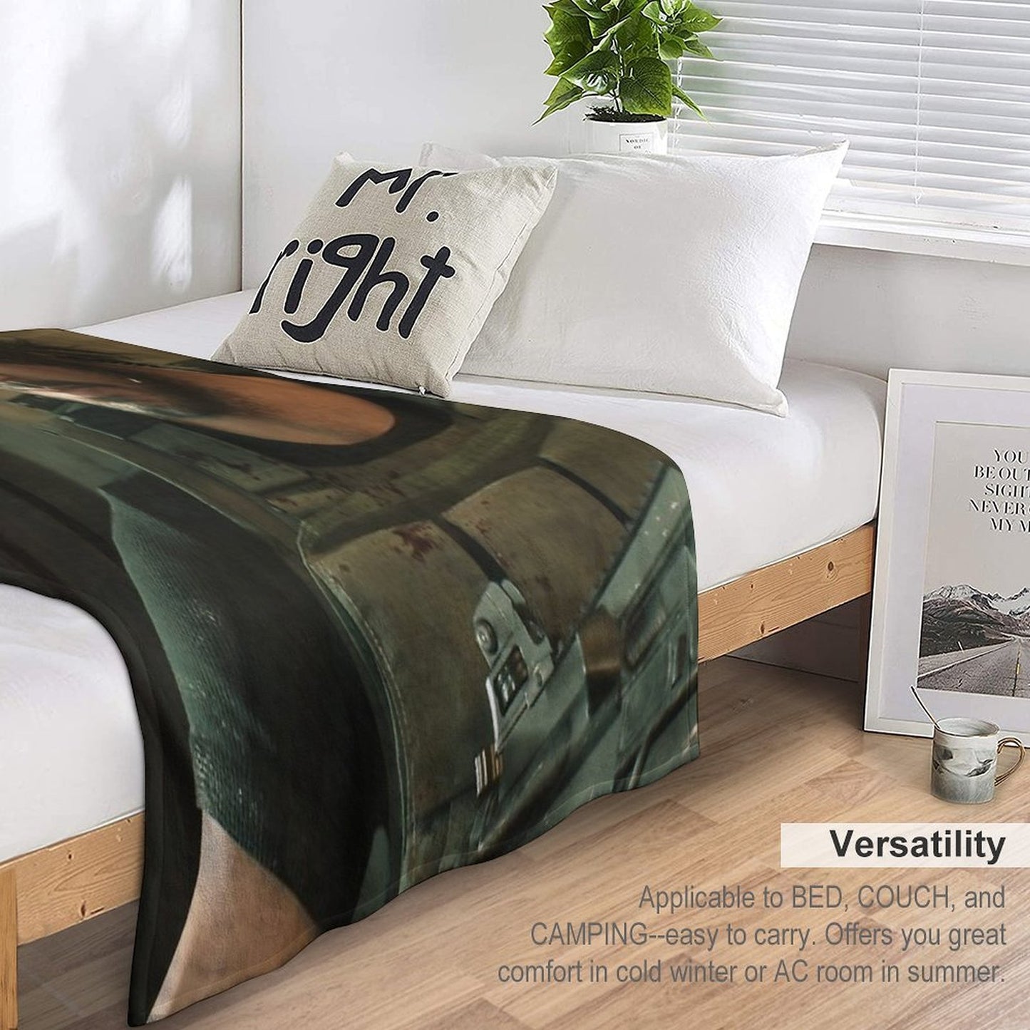 Resident Evil 3 - Carlos Easy Care Throw Blanket