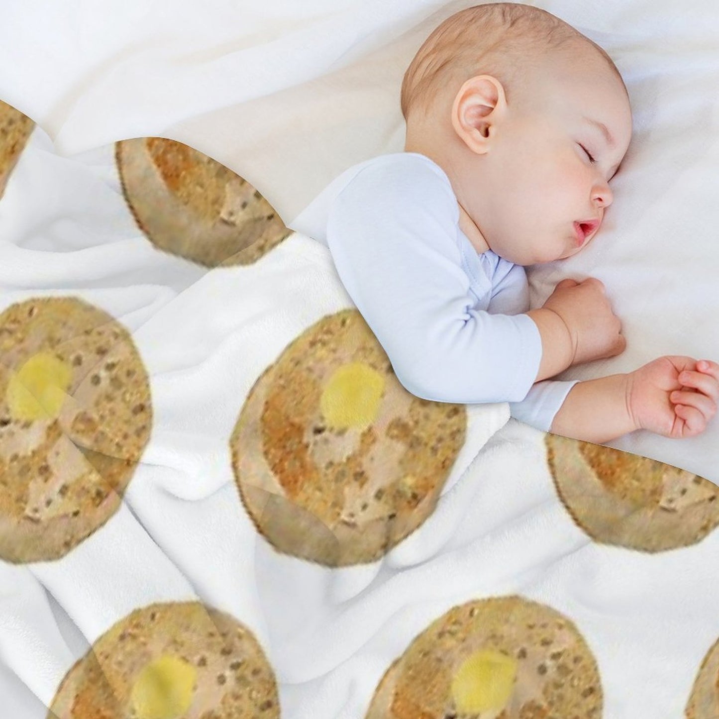 Crumpet Comfort Throw Blanket