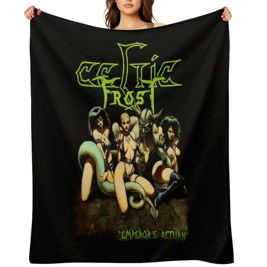 Celtic Frost Sustainable Throw Blanket