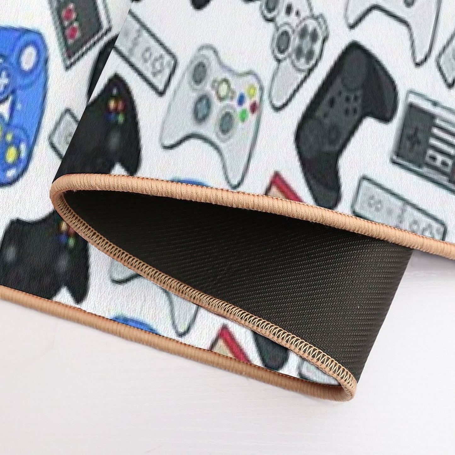 Video Game Controllers Repositionable Bath Mat