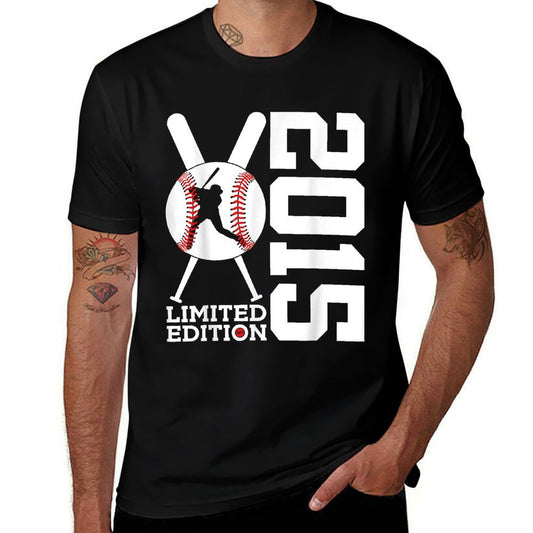 10th BIRTHDAY BASEBALL LIMITED EDITION 2015  Tagless Design T-Shirt