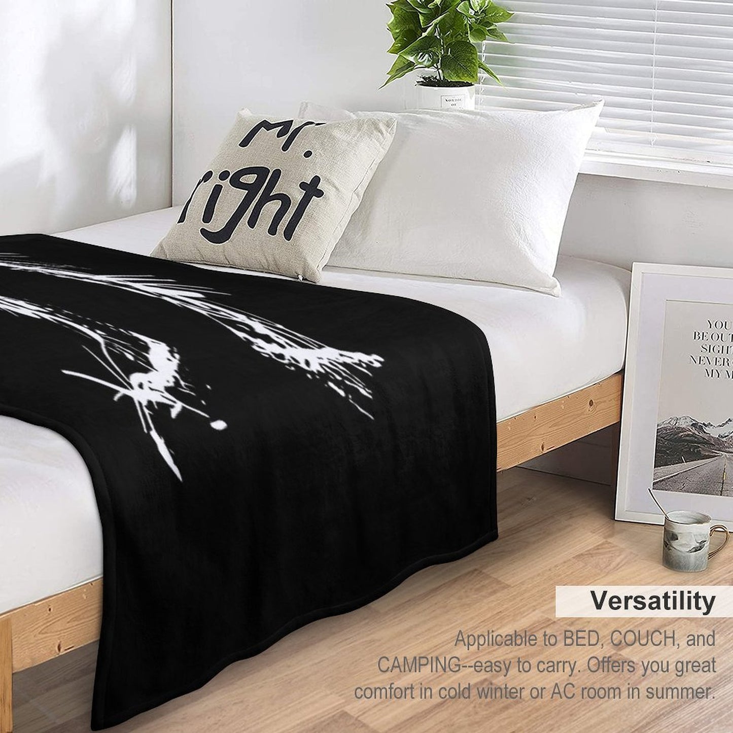 Miley Cyrus Merch Wrinkle-free Throw Blanket