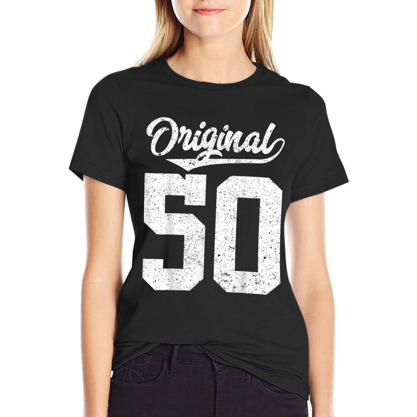 50th Birthday And Original Fifty Wrinkle-resistant T-Shirt
