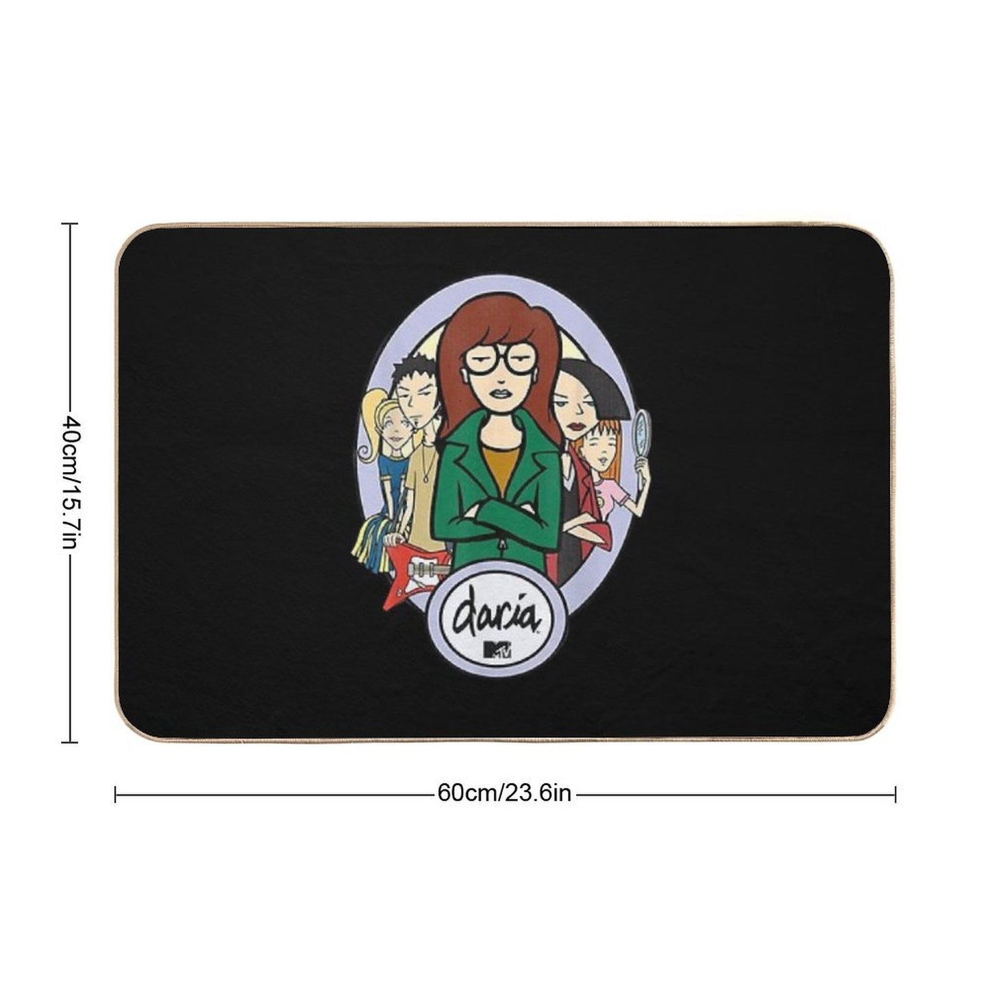 Daria Non-Slip Bath Mat