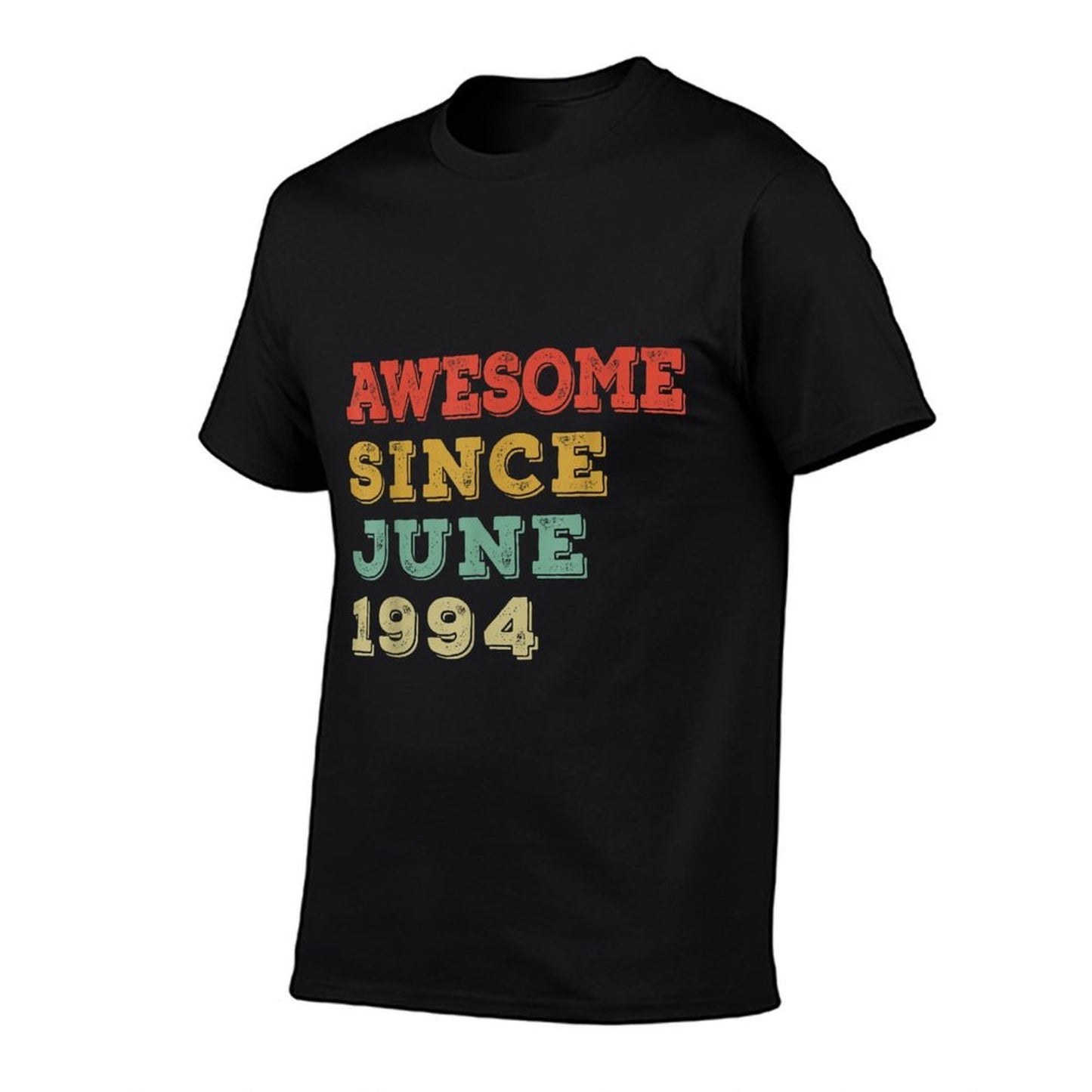 30 Years Old Awesome Since June 1994 30th Birthday Gifts Heathered Texture T-Shirt