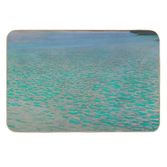 Gustav Klimt - On Lake Attersee  Odorless Bath Mat