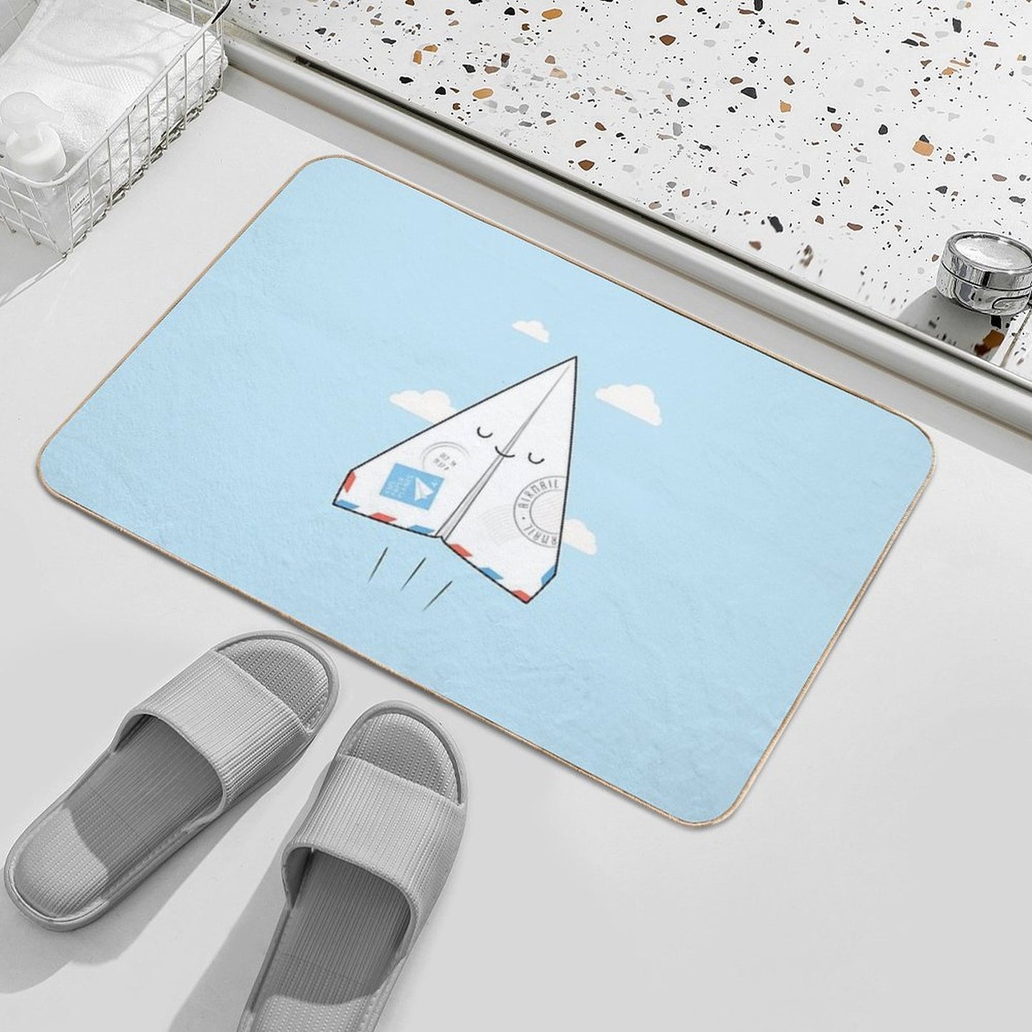 Airmail Absorbent Bath Mat