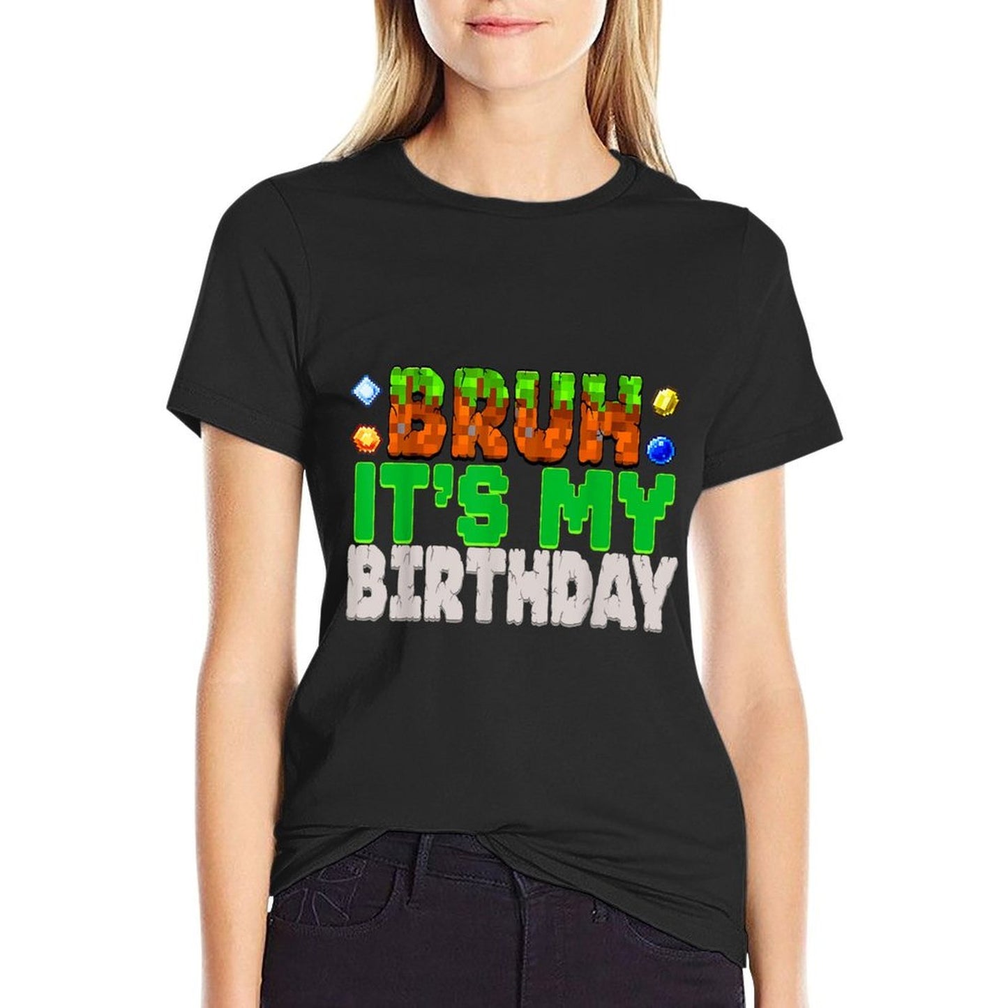 Birthday Boy It's My Birthday Video Game Pixel Number Lightweight T-Shirt