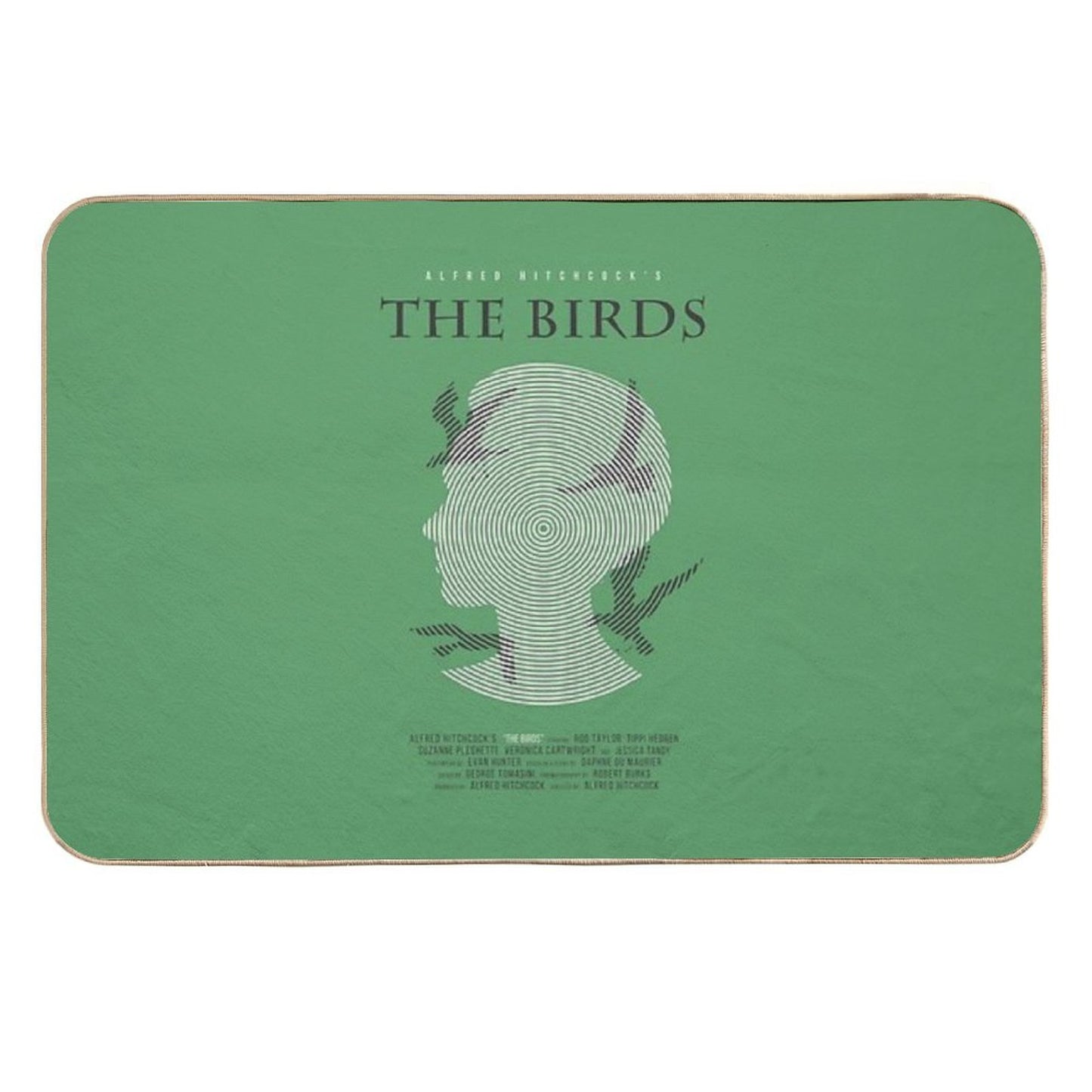 Alfred Hitchcock The Birds High-Traffic Bath Mat
