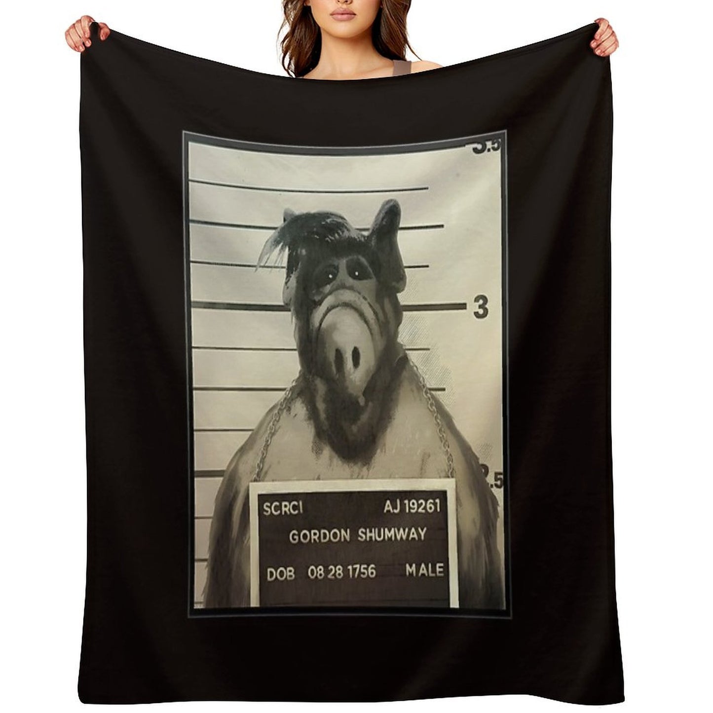 Alf Mugshot Multi-functional Throw Blanket